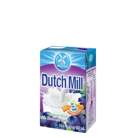 Yoghurt Drink with Blueberry Juice