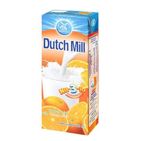 Yoghurt Milk Drink with Orange Juice