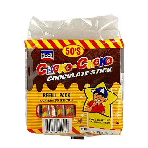 Choko Choko Chocolate Stick Refill Pack 50s