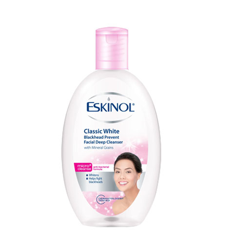 Facial Deep Cleanser Classic White with Mineral Grains