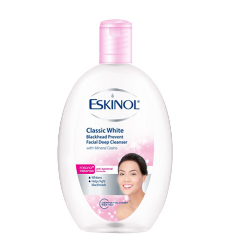 Facial Deep Cleanser Classic White with Mineral Grains