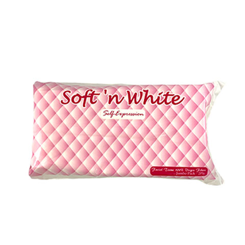 Soft 'n White Facial Tissue Jumbo Pack 2-Ply