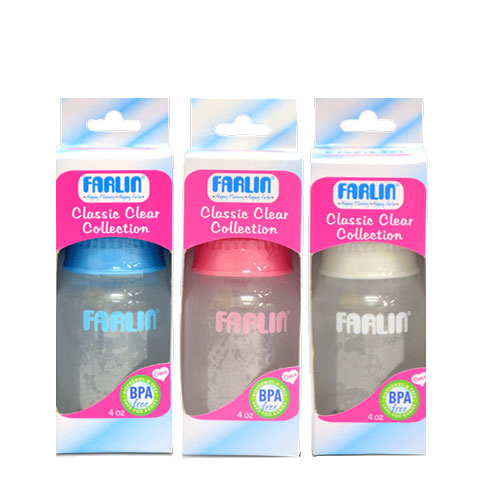 Feeding Bottle Classic Clear Collection 4oz