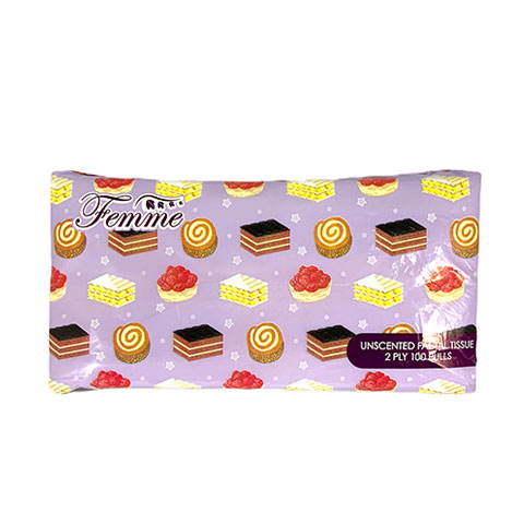 Facial Tissue Unscented Travel Pack 2-Ply