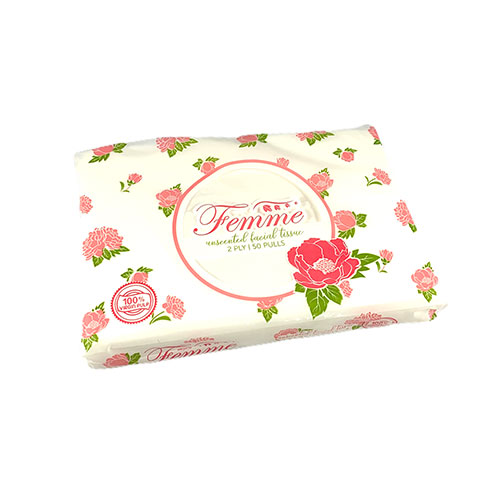 Facial Tissue Unscented Travel Pack 2-Ply