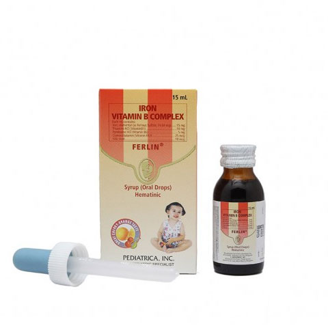 Iron Vitamin B Complex Hematinic Syrup Oral Drops