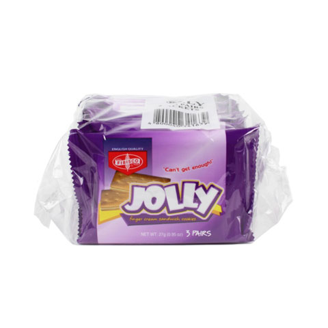 Jolly Finger Cream Sandwich Cookies