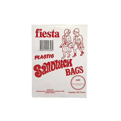 Plastic Sandwich Bags 14x7 in