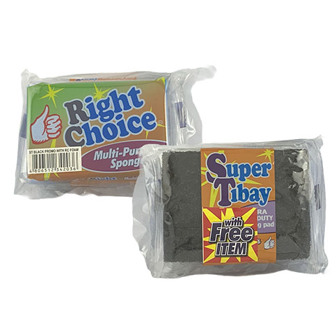 Right Choice Sponge & Super Tibay Stripping Pad