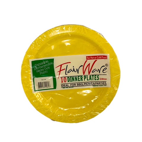 Dinner Plates 230mm Yellow