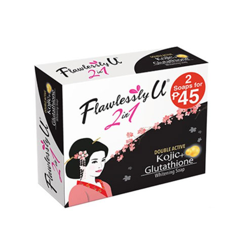2in1 Double Active Kojic + Glutathione Whitening Soap