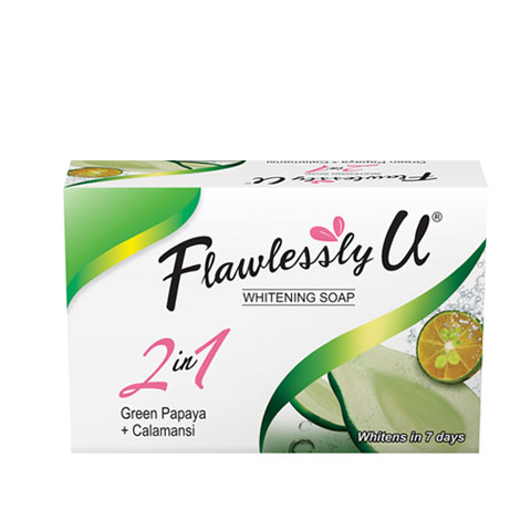 2in1 Green Papaya + Calamansi Whitening Soap