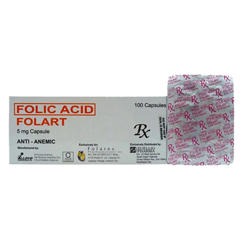 Folic Acid Anti-Anemic 5mg Capsule