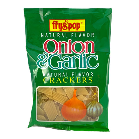 Onion & Garlic Crackers Ready to Fry
