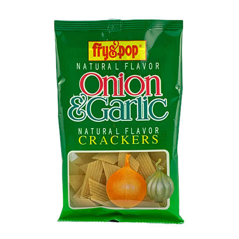 Onion & Garlic Crackers Ready to Fry