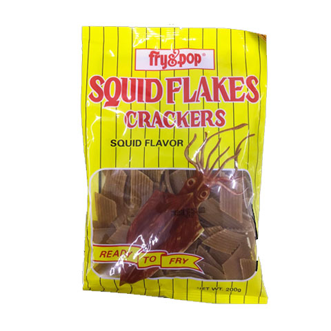 Squid Crackers Ready to Fry