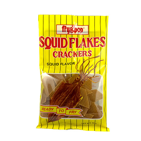 Squid Crackers Ready to Fry