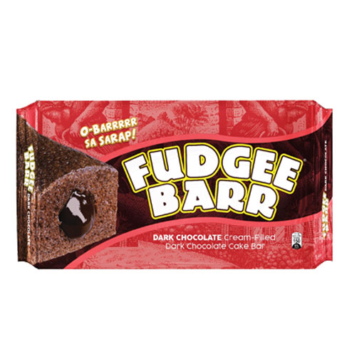 Dark Chocolate Cake Bar with Dark Chocolate Cream-Filled