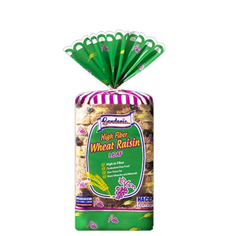 Wheat Raisin Loaf High Fiber