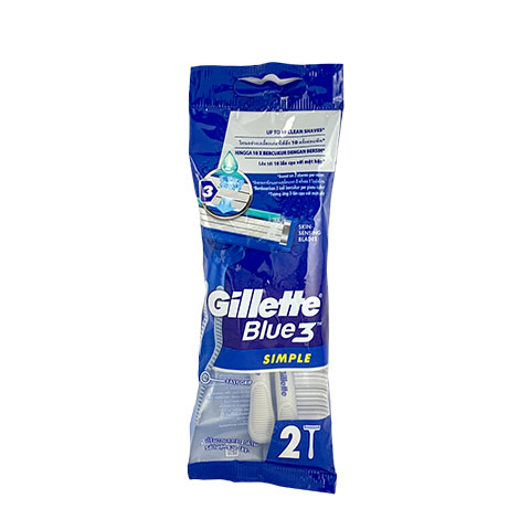 Blue 3 Razor Simple