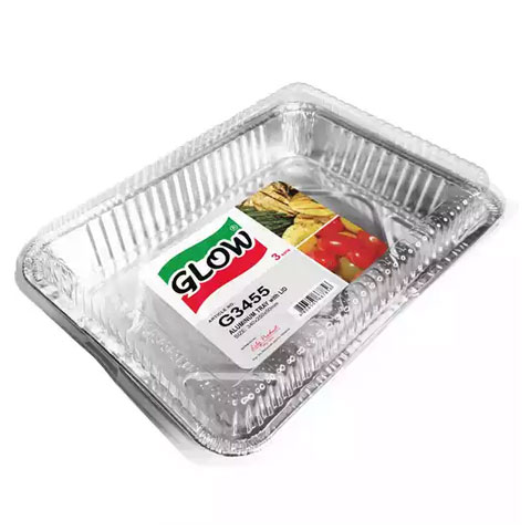 Aluminum Tray with Lid G3455-340x250x50mm