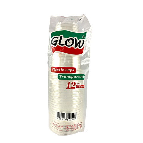 Plastic Cups Transparent 12oz