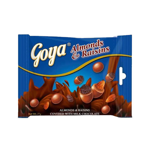 Almonds and Raisins covered with Milk Chocolate