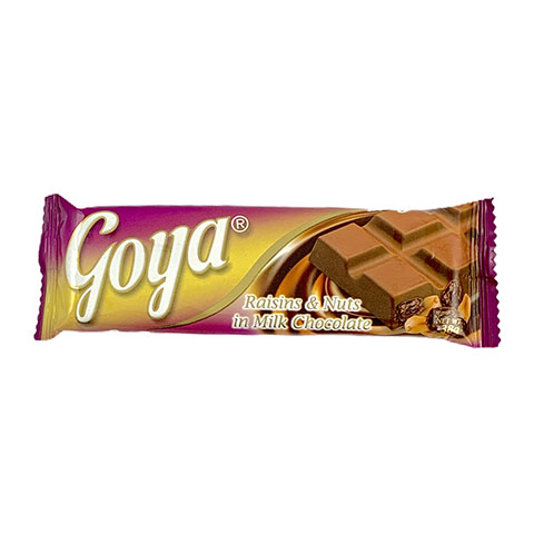 Bar Raisins and Nuts in Milk Chocolate