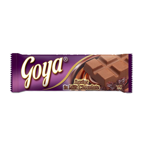 Bar Raisins in Milk Chocolate