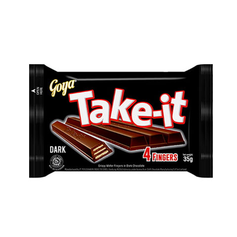 Take It Wafer Dark Chocolate 4 Fingers