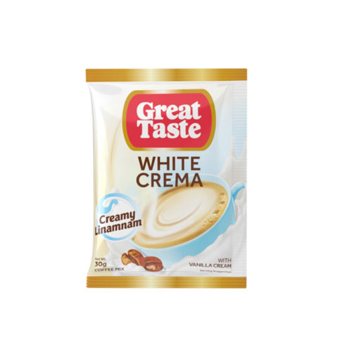 White Crema Coffee Mix with Vanilla Cream