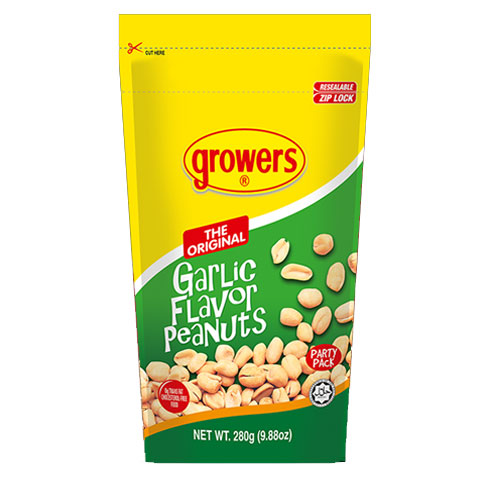 Peanuts Garlic Flavor Resealable Pack