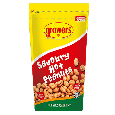 Peanuts Savoury Hot Resealable Pack