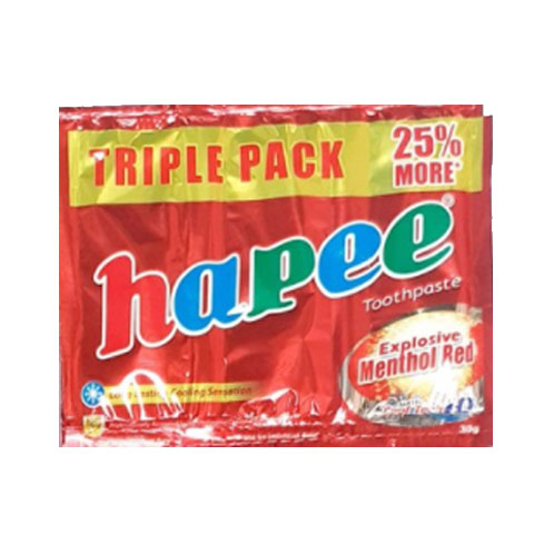 Toothpaste Explosive Menthol Red Sachet