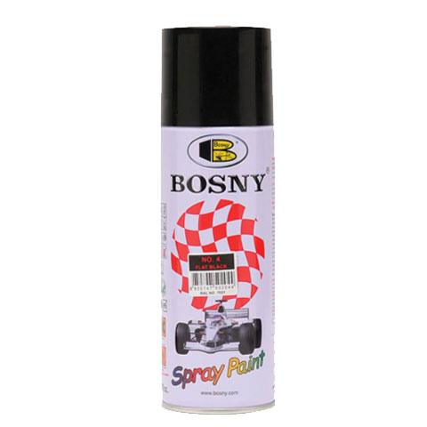 Bosny Spray Paint No 4 Flat Black