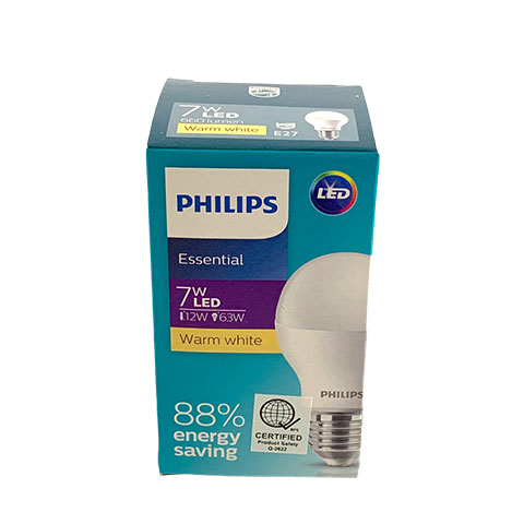 Philips Led Bulb 7W Warm White