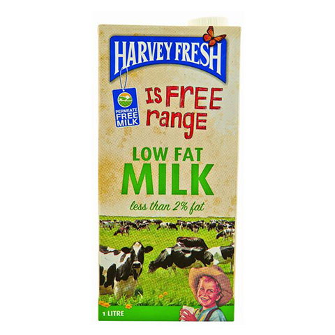 Low Fat Milk less than 2 % fat