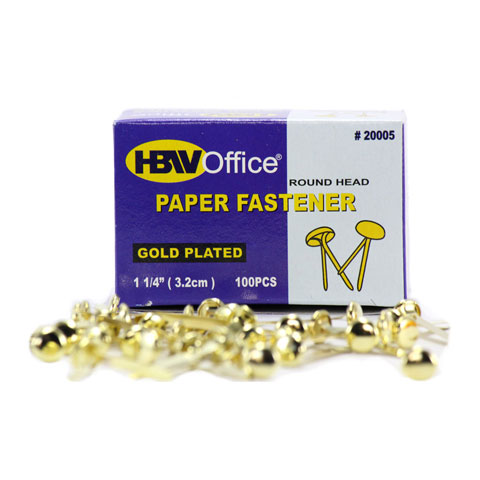 Round Head Paper Fastener 1 1/4in