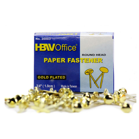Round Head Paper Fastener 3/4in