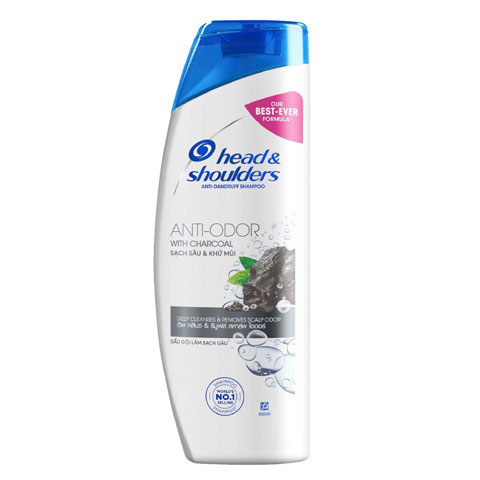 Shampoo Anti Odor with Charcoal Bottle