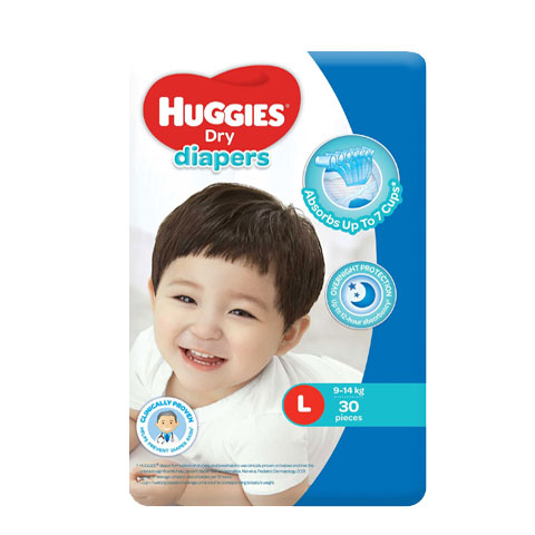 Dry Diapers Large 9-14 kg