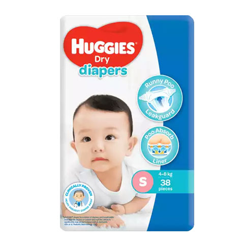 Dry Diapers Small 4-8 kg