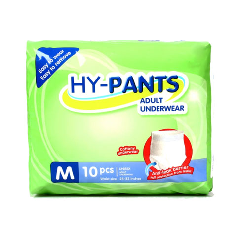 Adult Diaper Unisex Medium 24-33in