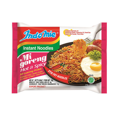 Mi Goreng Instant Noodles Hot and Spicy