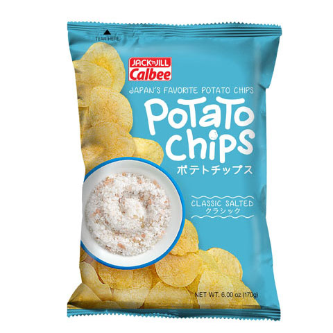 Calbee Potato Chips Classic Salted 170g/12