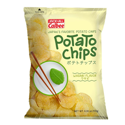 Calbee Potato Chips Wasabi 170g/12