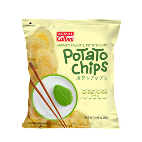 Calbee Potato Chips Wasabi 28g/48