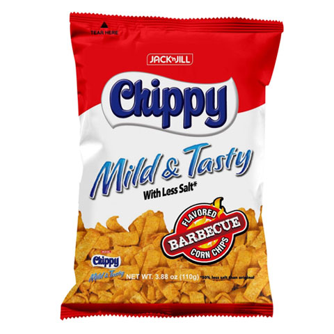Chippy Mild & Tasty with Less Salt Barbeque 108g/50