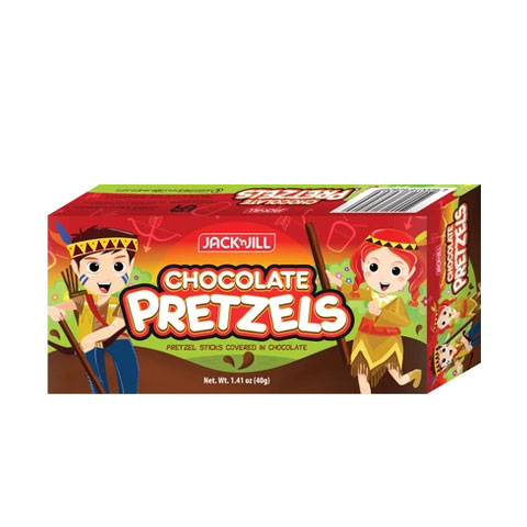 Chocolate Pretzels 40g/100