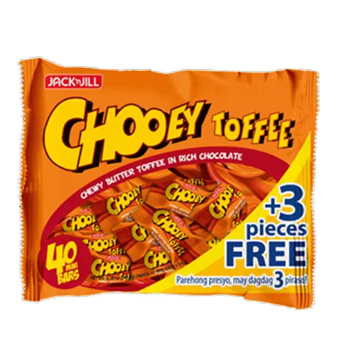 Chooey Toffee Mini Bars 5.5g/40+3